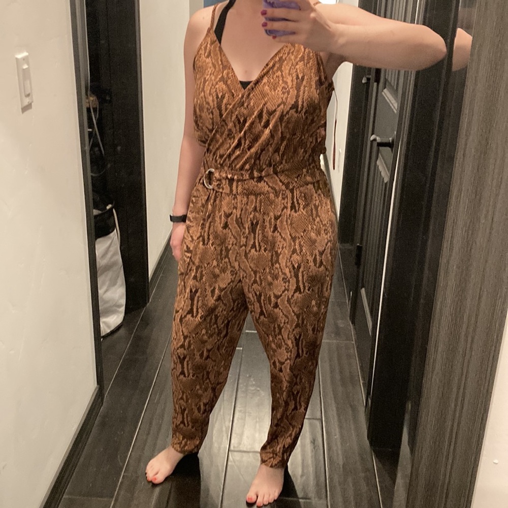 Express Snake Print Jumpsuit - image 7